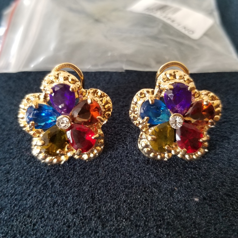 NEW Multi Colored Faux crystal